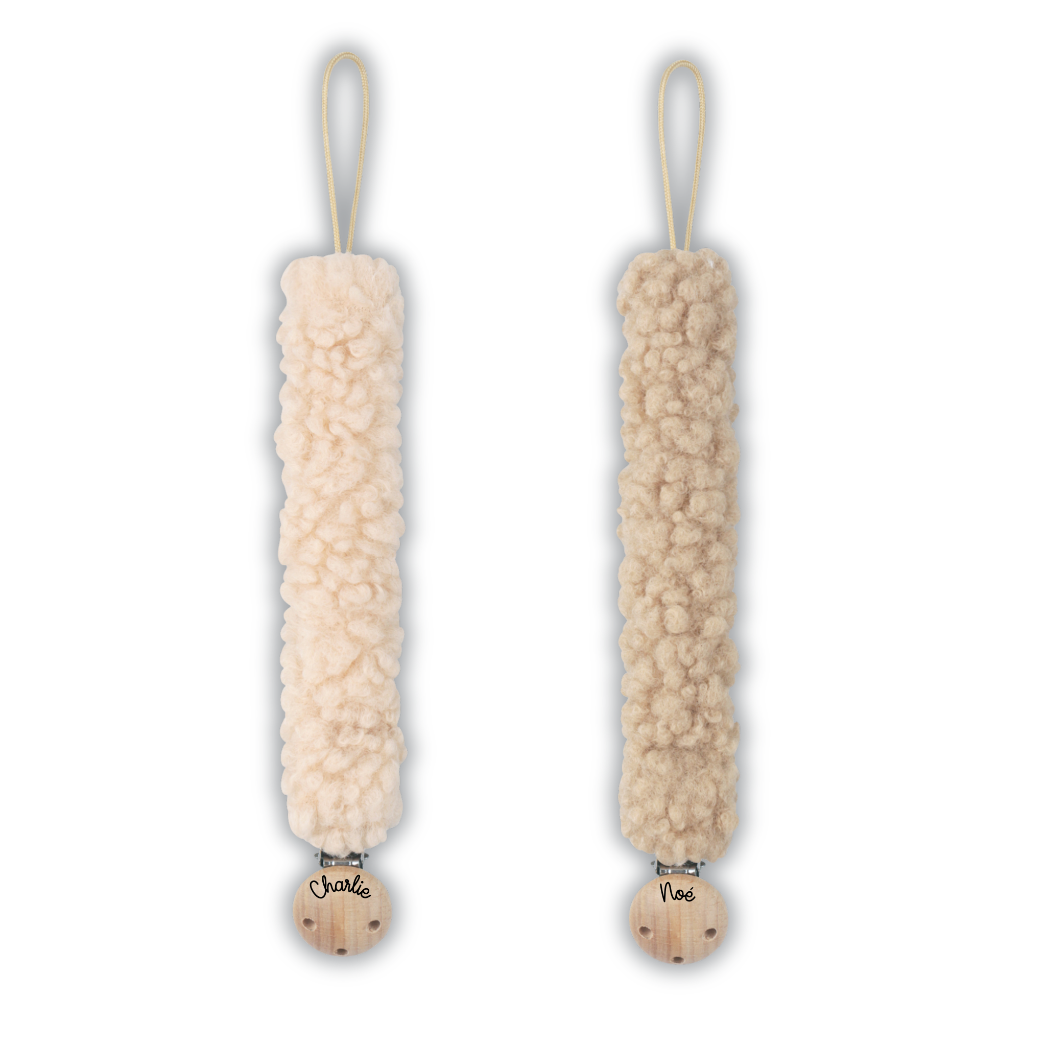 Attache-tétine Teddy - Gravure personnalisable
