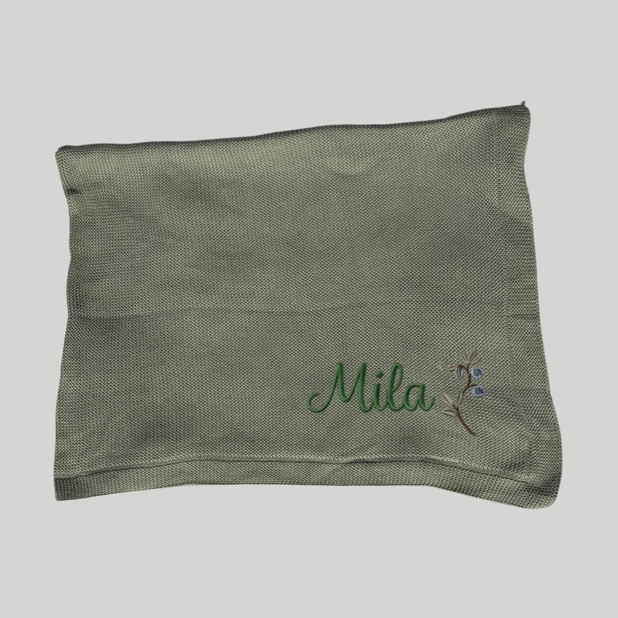 Couverture Bébé en Maille personnalisable