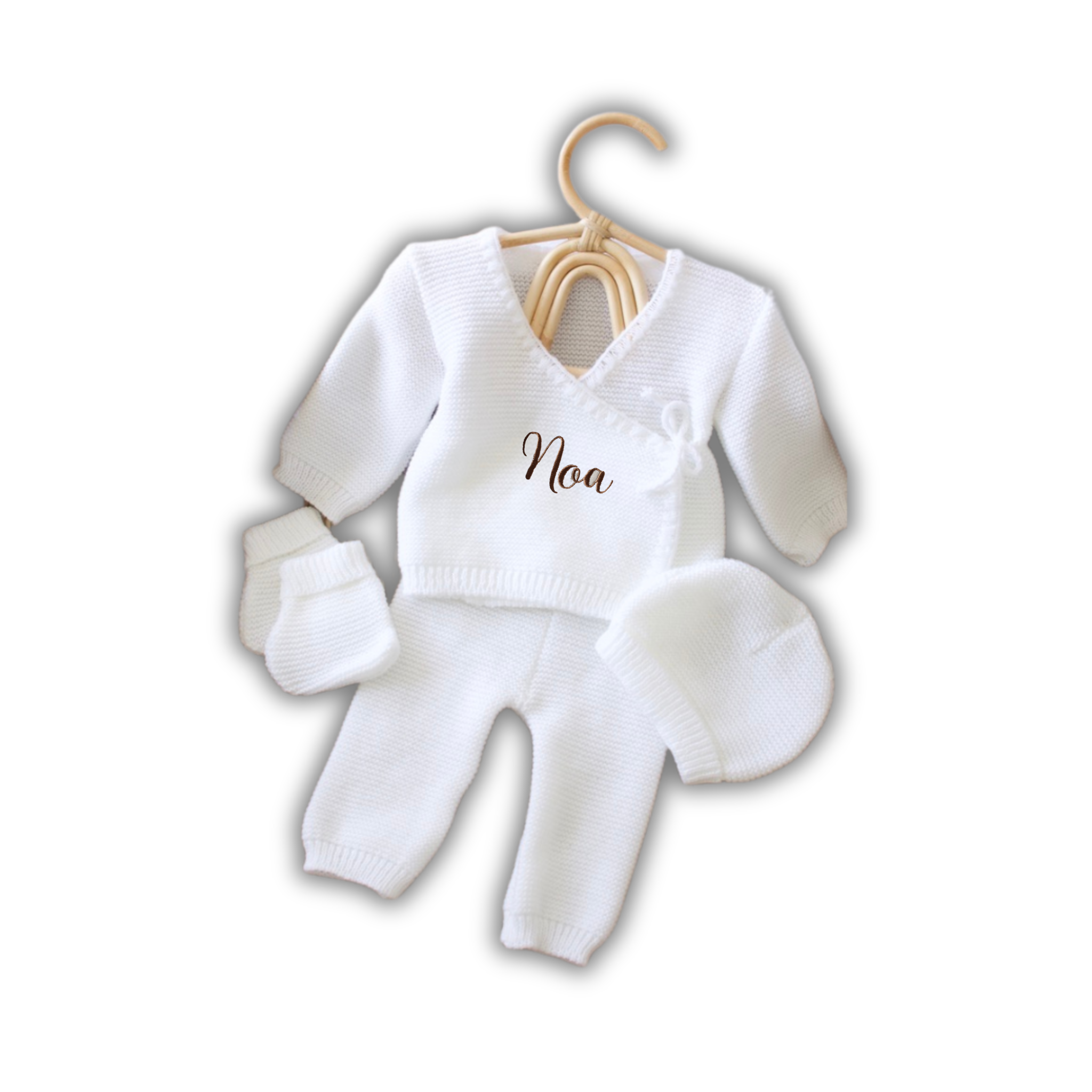 Tenue de naissance personnalisée – Mini cocon de douceur