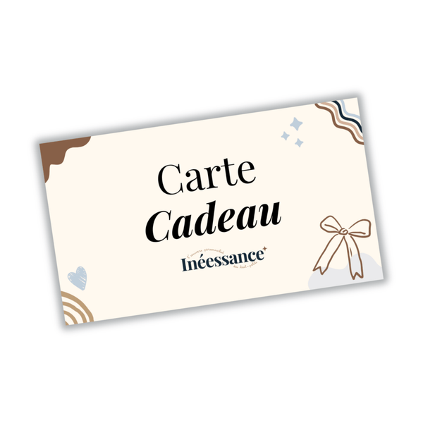 Carte cadeau Inéessance – Offrez le choix & la personnalisation
