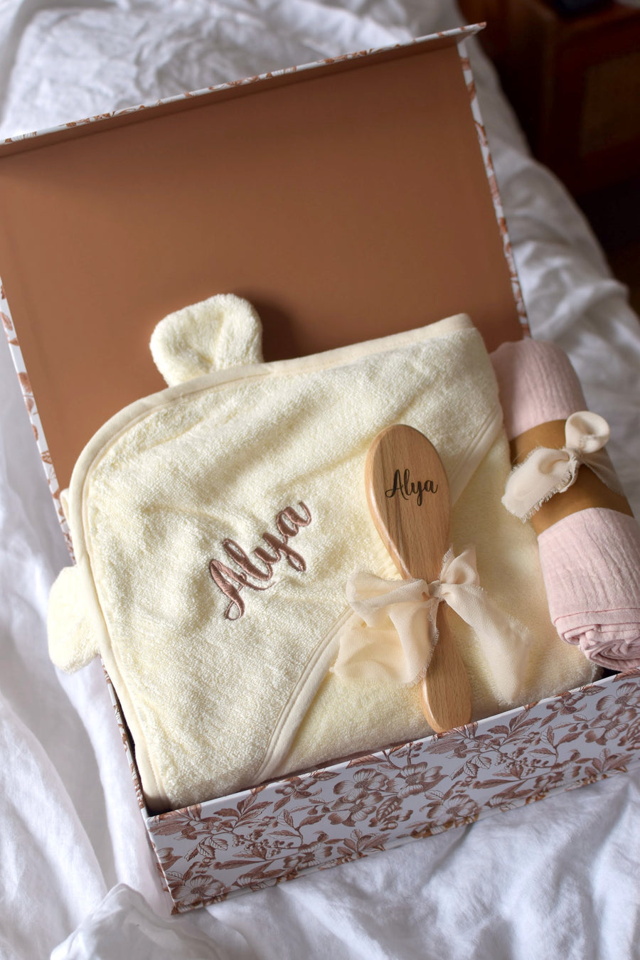 Coffrets de naissance personnalisés pour bébé