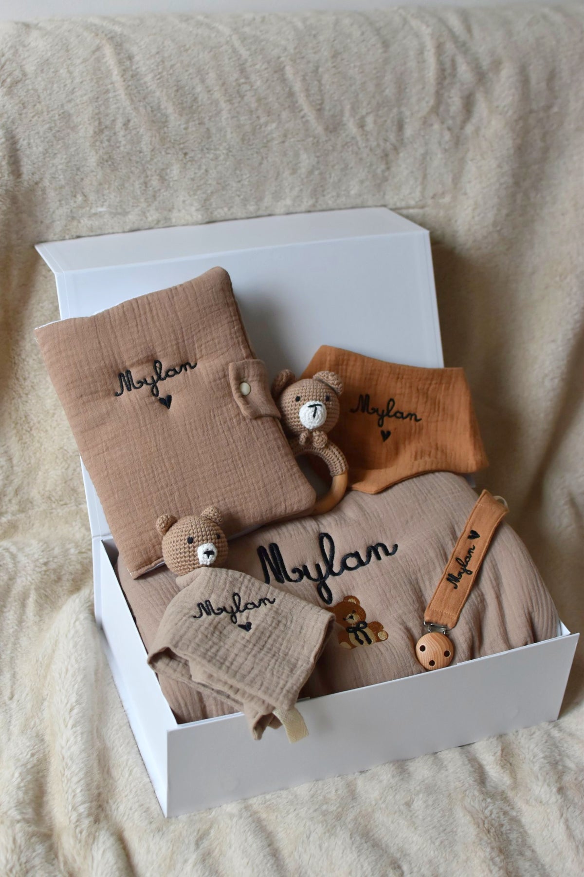 Coffret Naissance Mix and Match - Composez votre coffret 6 pièces