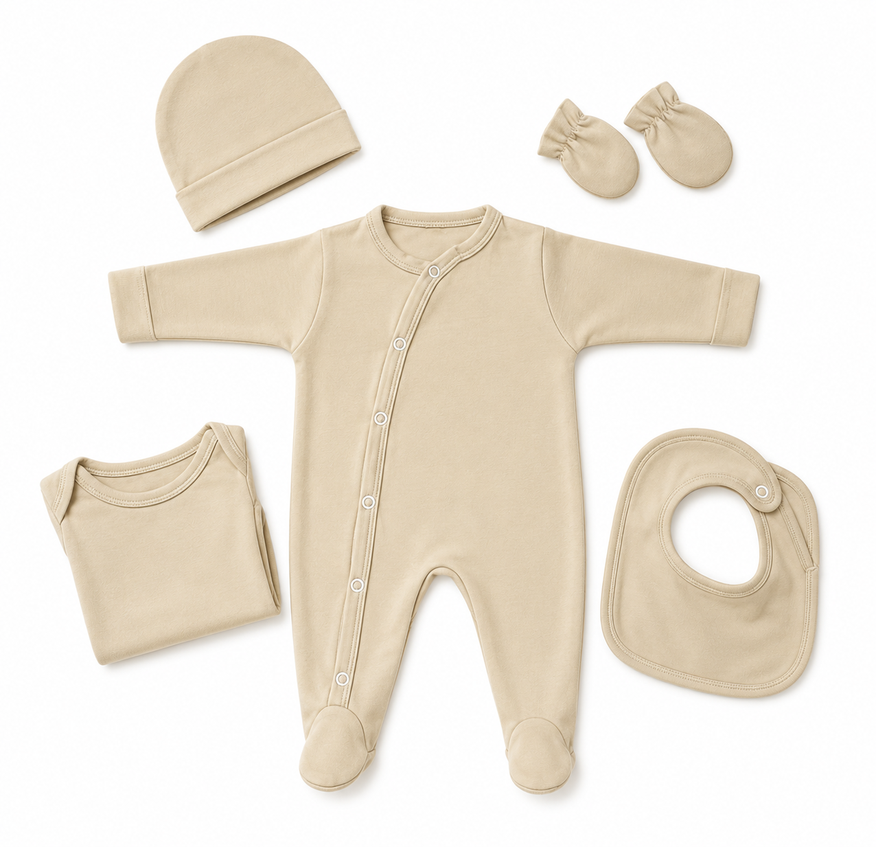 Ensemble Pyjama bébé en coton - 5 pièces