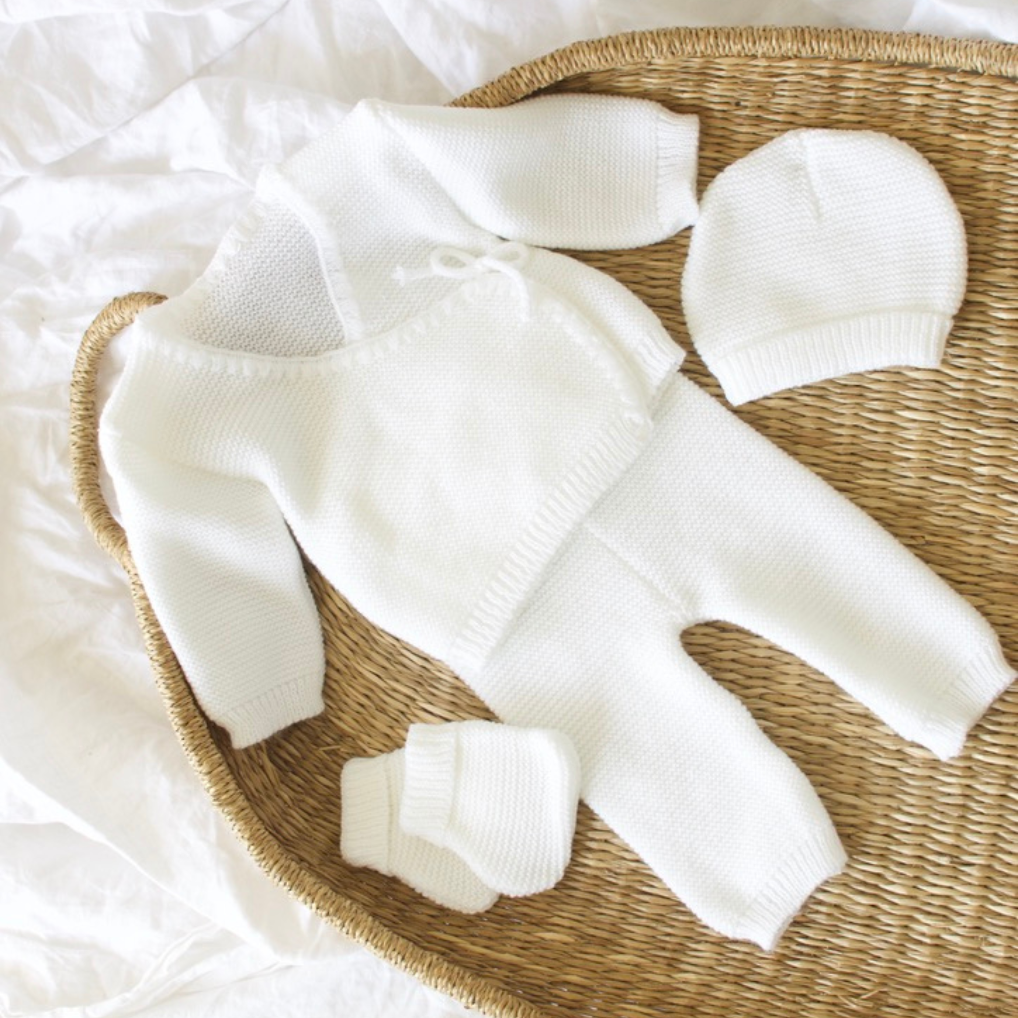 Tenue de naissance personnalisée – Mini cocon de douceur