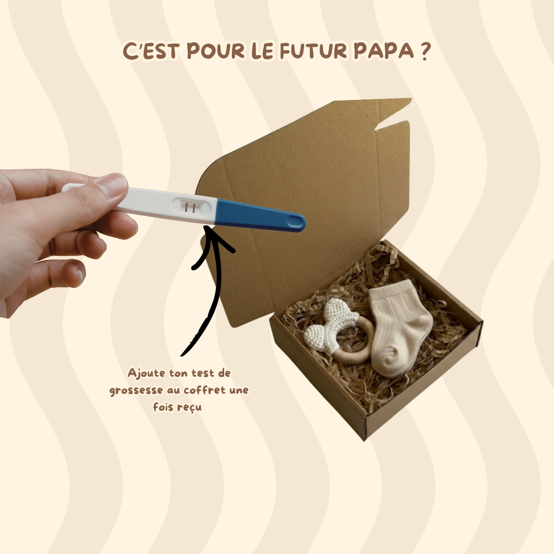 Coffret annonce de grossesse – “Bébé arrive”