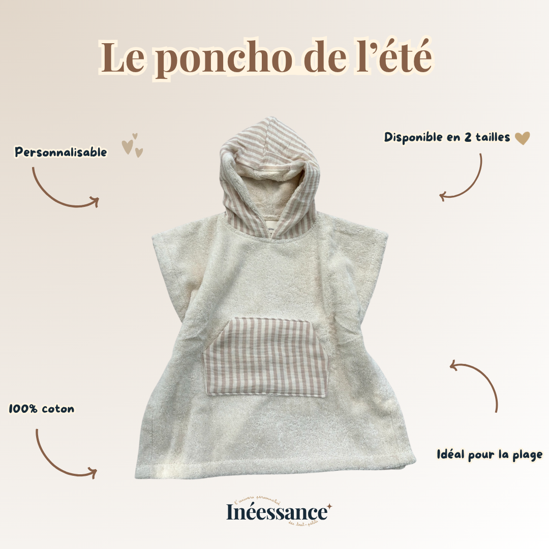 Poncho de plage personnalisé