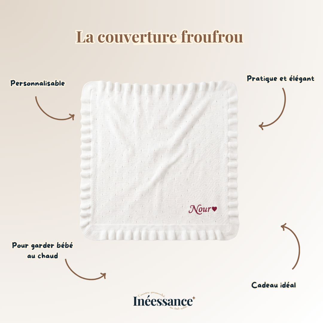 Couverture bébé Personnalisée à Froufrou