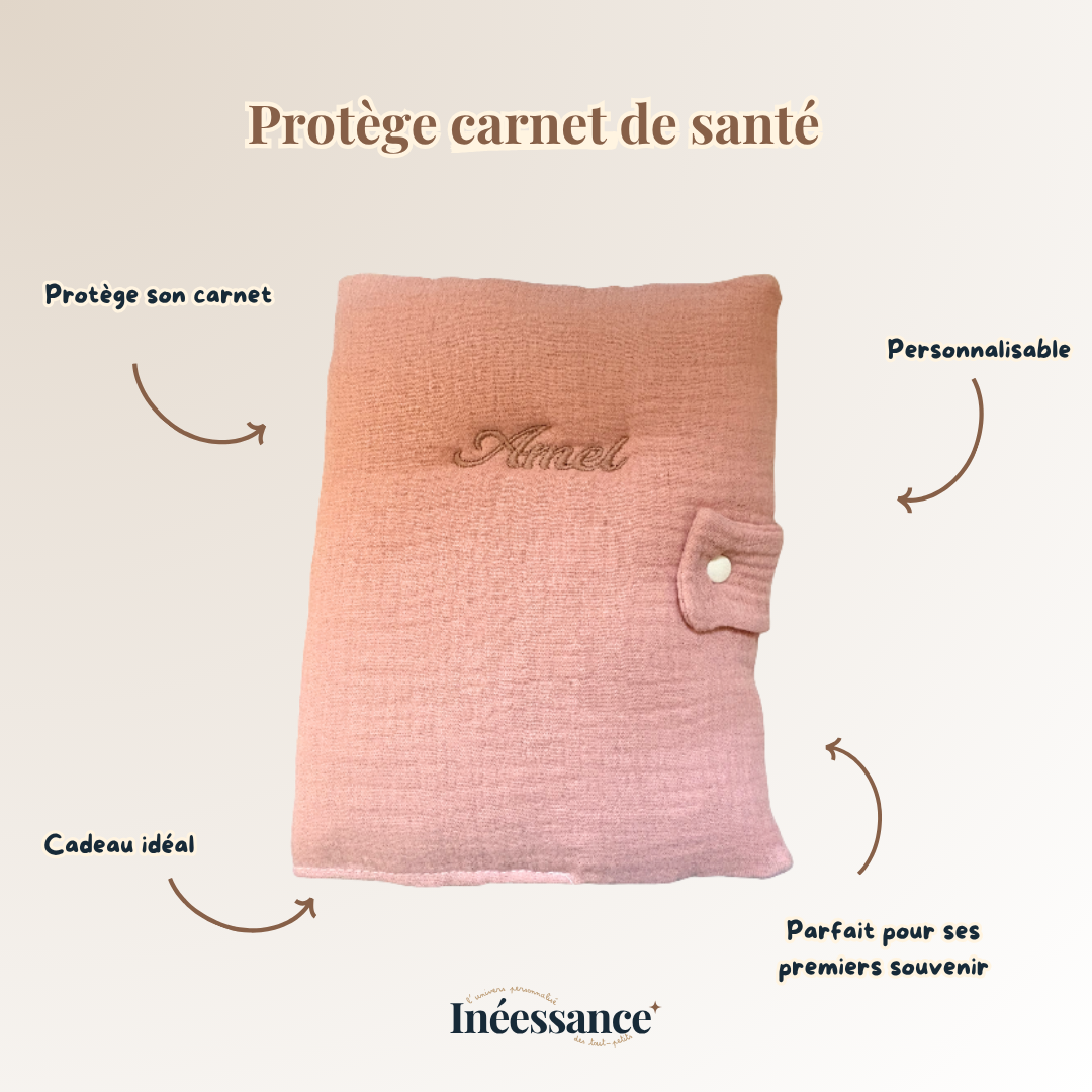 Protège carnet de santé personnalisé
